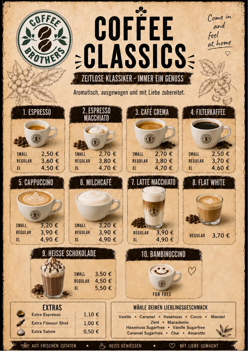 Coffee Classics — Espresso, Cappuccino, Latte und Co.