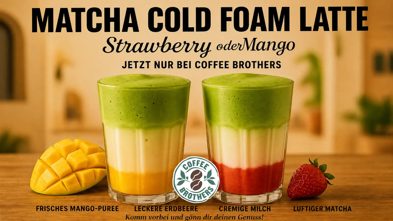 Matcha Cold Foam Latte